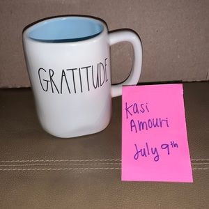 RAE DUNN Gratitude mug
